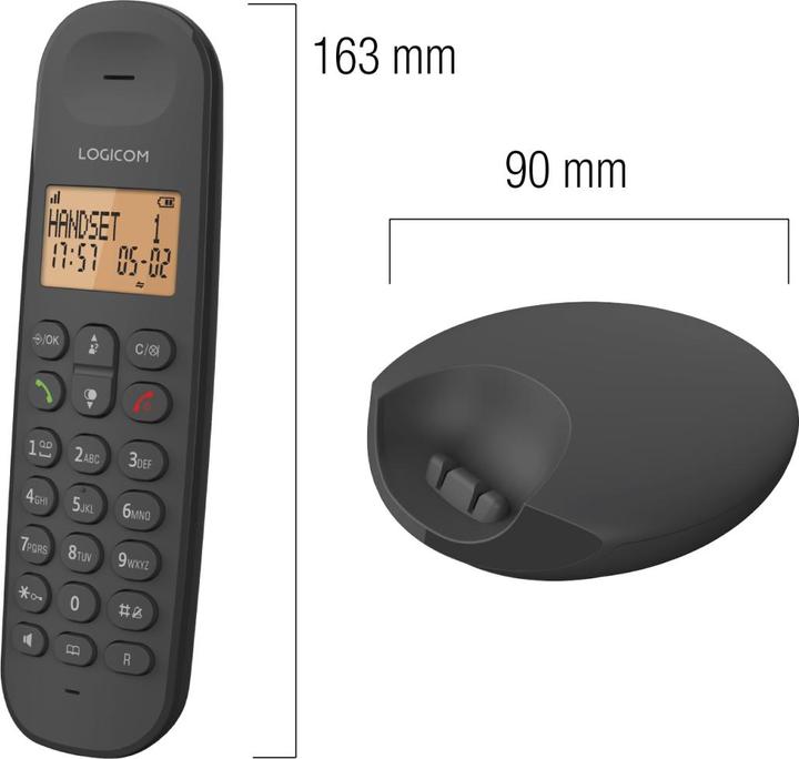 Image du produit Logicom 2 Téléphone fixe sans fil ILOA-250