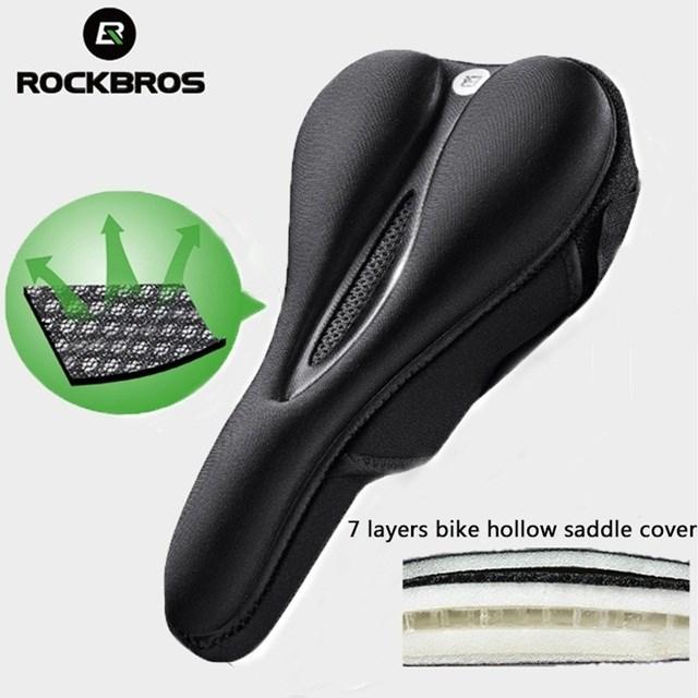Image du produit Rockbros LF047-B housse de siège de vélo en gel silicone taille L - noir