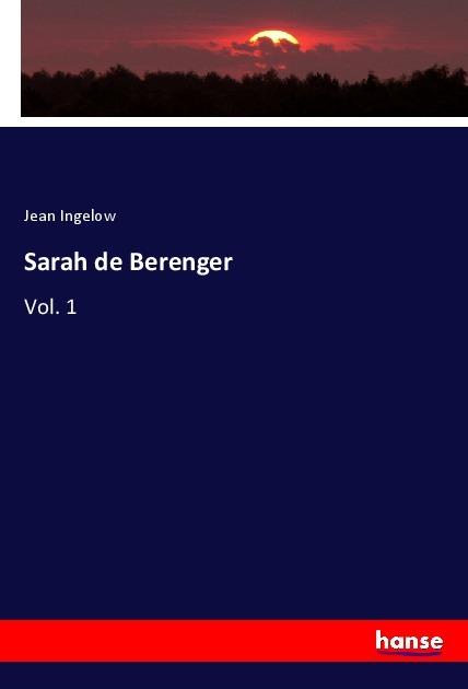 Produktbild Sarah de Berenger (Deutsch, Jean Ingelow, 2018)