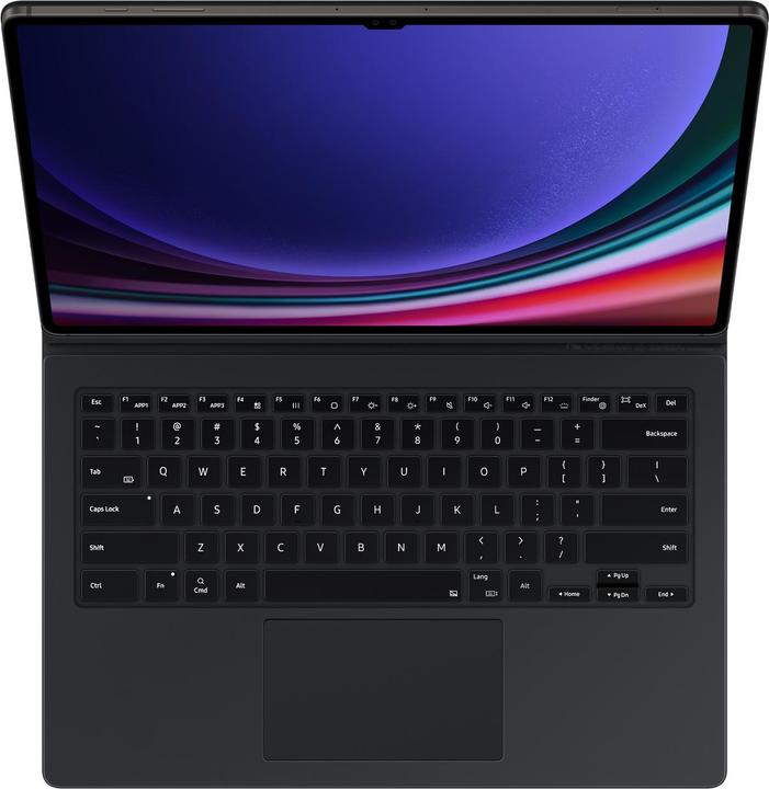 Actual product image Samsung Book Cover Keyboard for Galaxy Tab S9+ Ultra, Black (DE, Galaxy Tab S10 Ultra, Galaxy Tab S9 Ultra)
