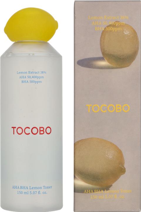 Actual product image Tocobo AHA BHA Lemon Facial Toner 150ml (Tonic water, 150 ml)