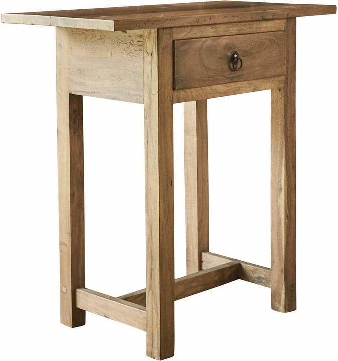 Loberon Konsole Velourique antikbraun (80 x 80 x 40 cm)