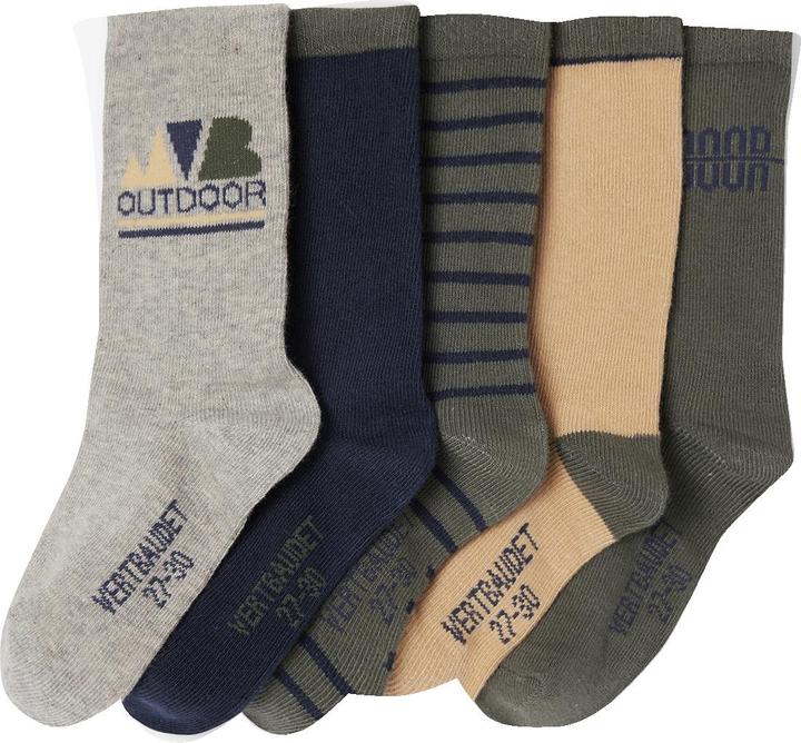 Image du produit Vertbaudet Lot de 5 chaussettes garçon OUTDOOR (Pack de 5, 27, 30)