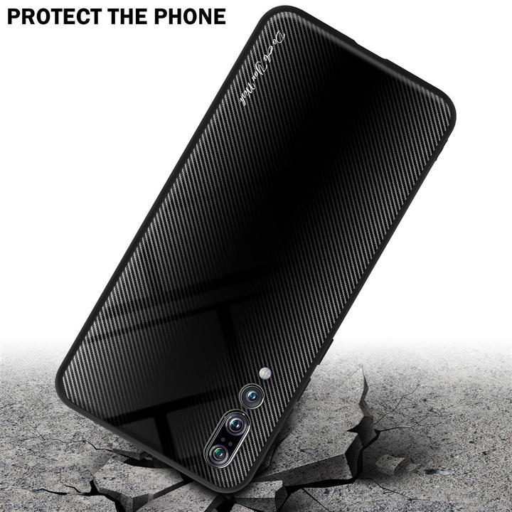 Actual product image Cadorabo TPU Striped Glass Cover (Huawei P20 Pro, Huawei P20 Plus)