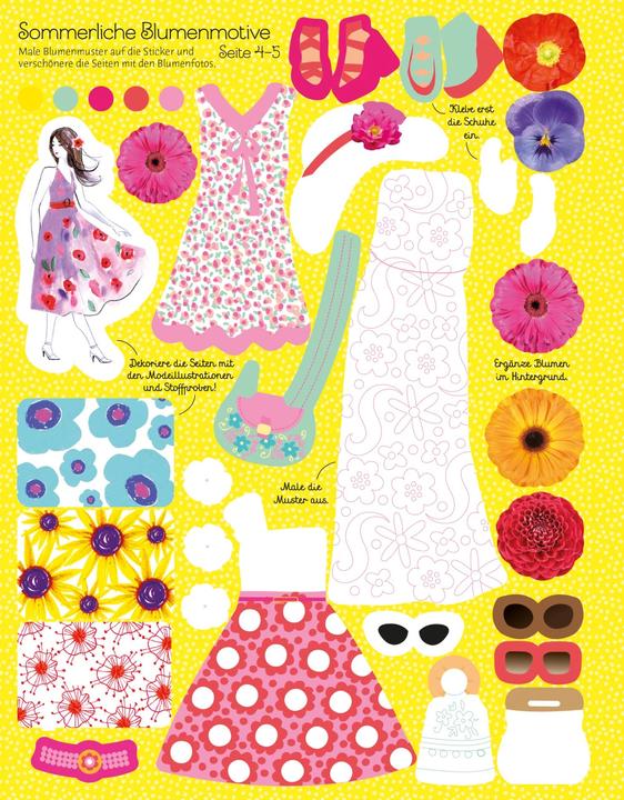 Actual product image My Fashion Sticker Book: Summer Collection