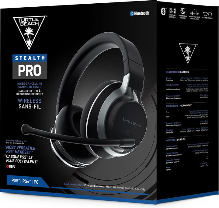 Productafbeelding Turtle Beach STEALTH PRO - Draadloze Hoofdtelefoon (Draadloze)