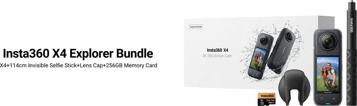 Image du produit Insta360 X4 Explorer Bundle (30p, Bluetooth, WiFi)