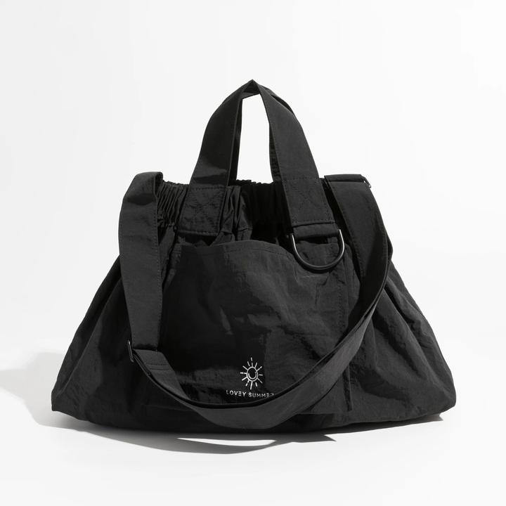 Only-Bags.Store Nylon Solid Farbe Umhängetasche Einfache kleine Hobo Handtasche Stylish Nylon Leichtgewicht Tote