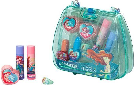 Immagine prodotto Lip Smacker Mini borsa per il trucco Ariel della Principessa Disney (Set)