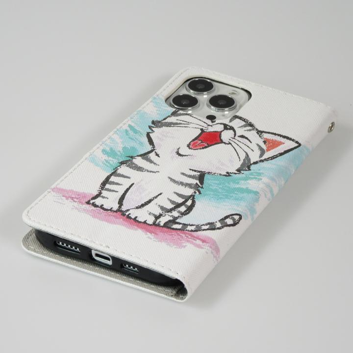 Produktbild PhoneLook Hülle Premium Wallet Flip-Magnetverschluss und Kartenfach Cute happy kitten (Apple iPhone 13 Pro Max)