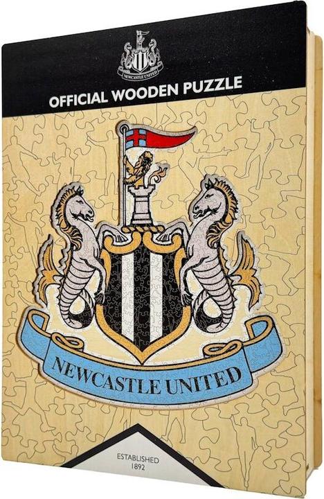 Actual product image Iconic Newcastle United FC - Logo - Wooden Puzzle Size S (150 pieces) (150 pieces)
