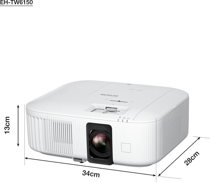 Actual product image Epson EH-TW6150 (4K, 2800 lm, 1.32 - 2.15:1)