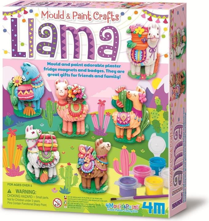 Image du produit 4M Set de plâtre et de peinture Lama - Mould & Paint