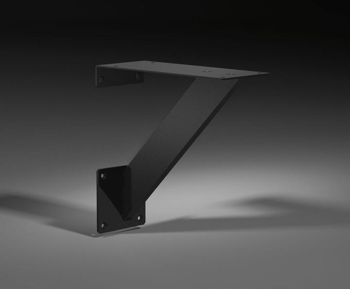 Actual product image EBB Bar console Korfu Korpus Plus 220 x 220 mm angled steel black