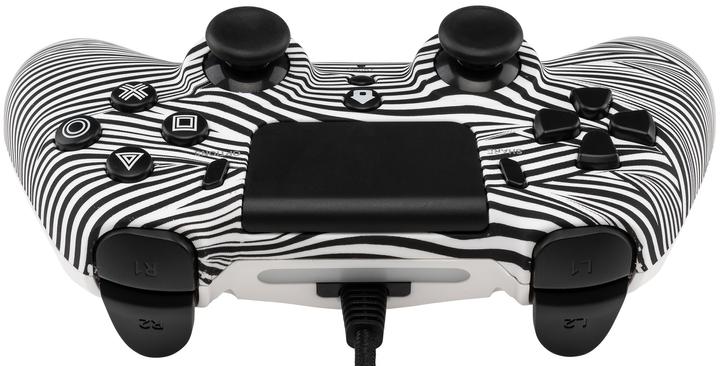 Immagine prodotto Qubick Wired Controller Nero Bianco (PS4) (PS4, PC)