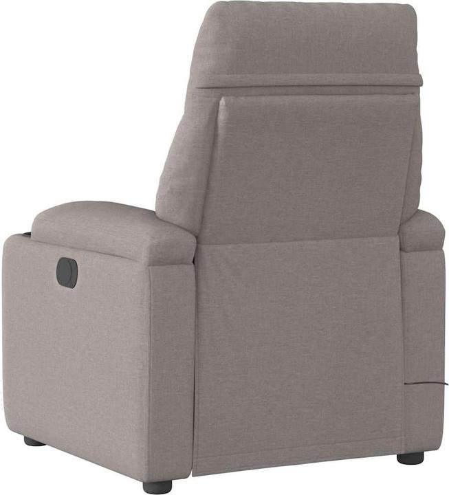 Actual product image VidaXL Massage chair taupe fabric