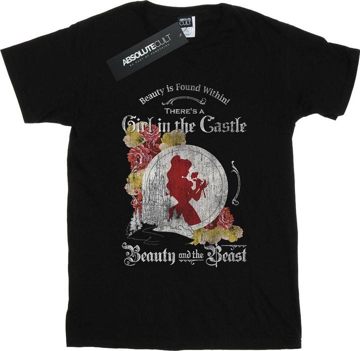 Disney Beauty And The Beast Girl in The Castle TShirt Mädchen