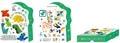 Actual product image Haku Yoka Finger wax crayon Dino (6 x)