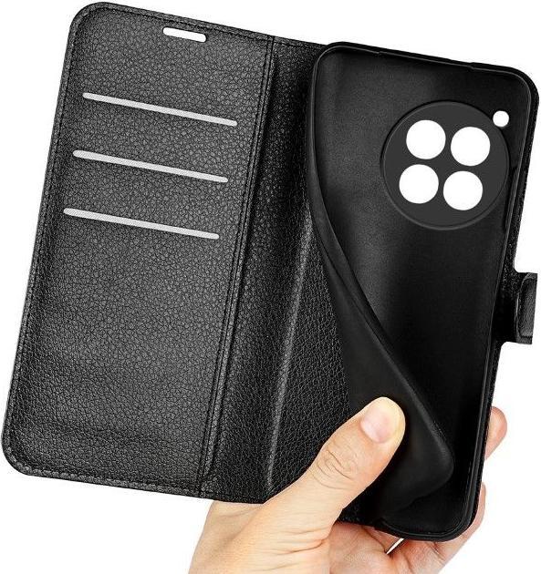 Actual product image MU Classic Litchi Leather Bookcover Series (OnePlus 12)