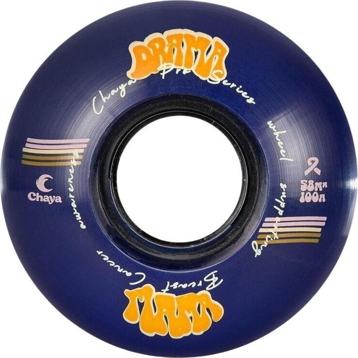 Chaya Wheels Drama Mama/Brest Cancer 58mm 4-Pack 2023 (58 mm)