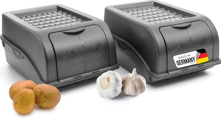 Produktbild Novaliv 2er-Set stapelbare Zwiebelbox (3.50 l)