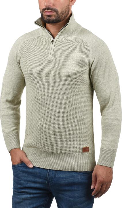 Immagine prodotto Blend Ganbolf Maglione In Maglia Grossa Pullover Con Colletto Troyer In Cotone 100% Stampa (L)