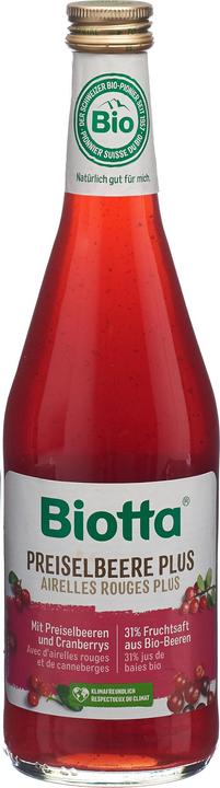 Produktbild Biotta Preiselbeere Plus (1 x 50 cl)