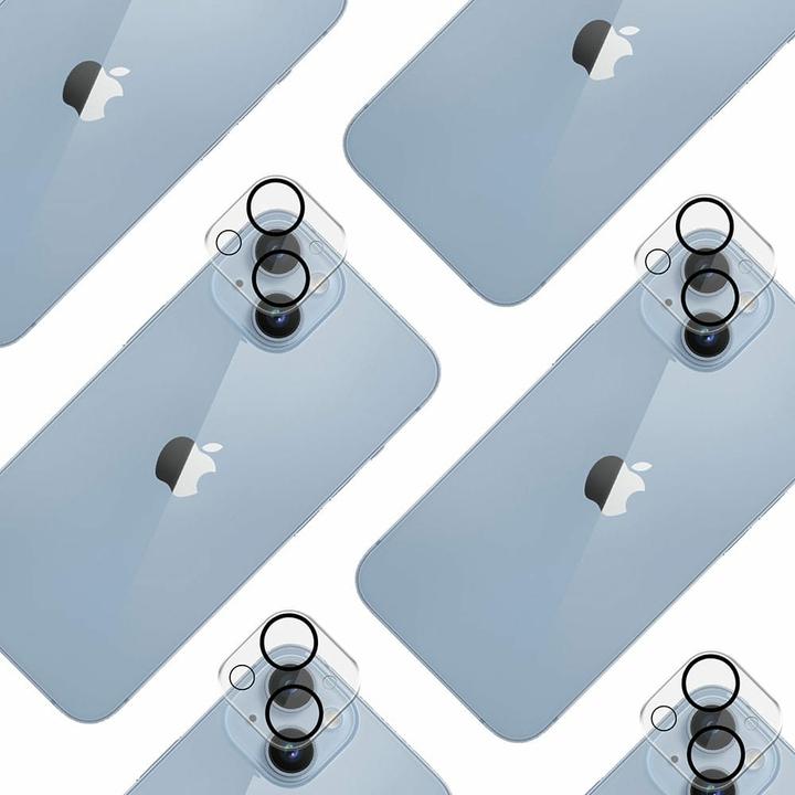 Actual product image 3MK Lens Pro Full Cover iPhone 13 Mini/ 13 Szkło Hartowane na obiektyw aparatu z ramką montażową 1sz (1 Piece, Apple iPhone 13 mini)