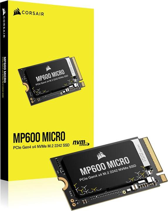 Actual product image Corsair MP600 Micro (1000 GB, M.2 2242)