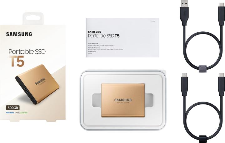 Image du produit Samsung T5 portable (500 Go)