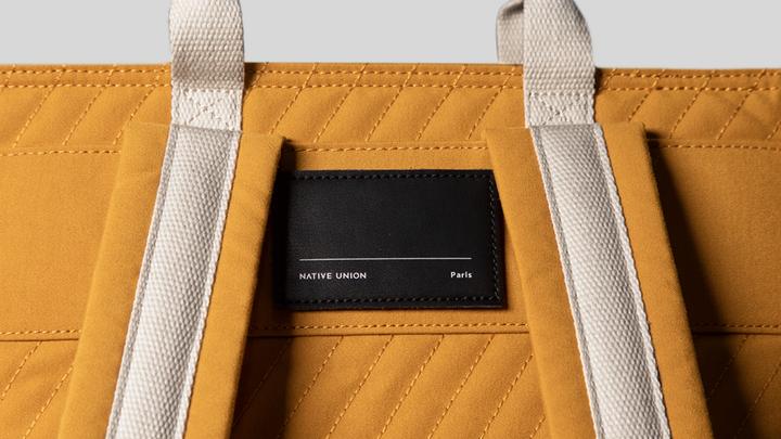 Actual product image Native Union W.F.A Backpack, mustard yellow (20 l)