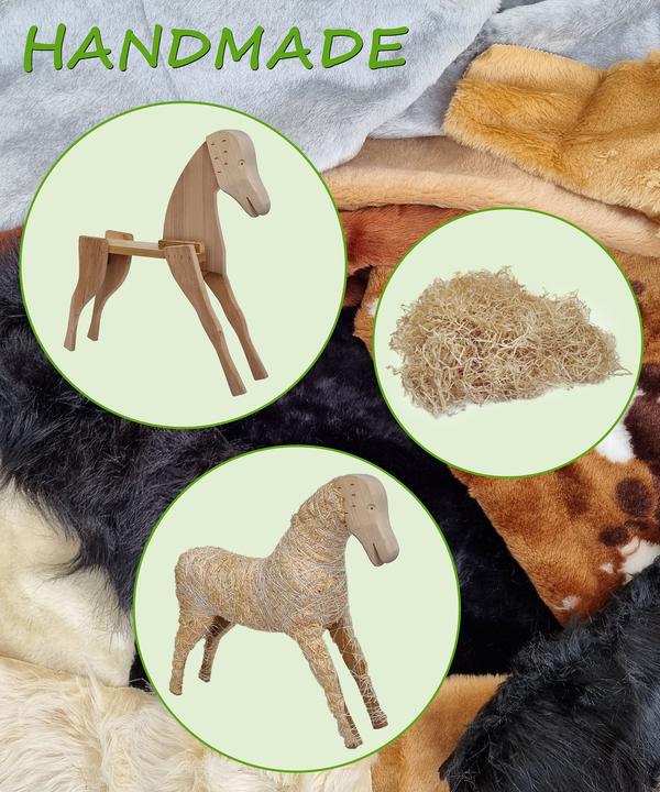 Produktbild Erst-Holz Hohes braunes Schaukelpferd für grössere Kinder 96-117