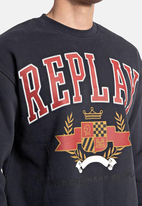 Actual product image Replay Pullover PEACH HAND Sweatshirt (L)