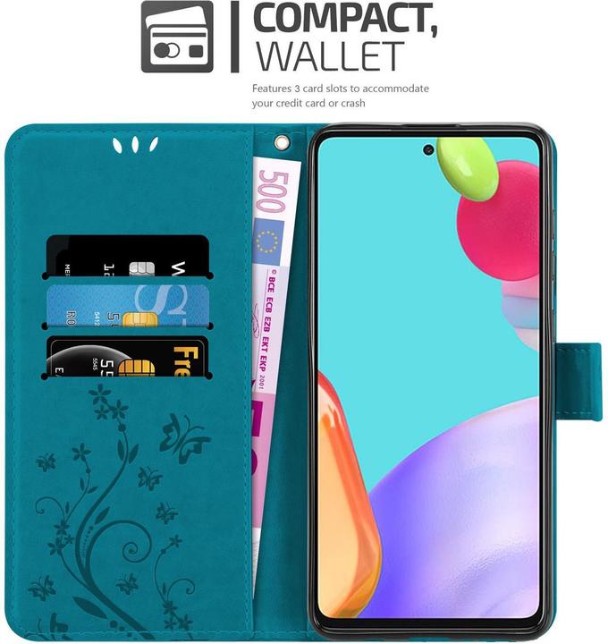 Image du produit Cadorabo Pochette Flower Book (Samsung Galaxy A52, Samsung Galaxy A52 5G, Samsung Galaxy A52s 5G)
