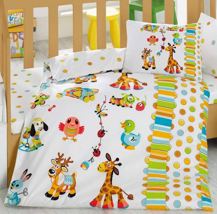 Produktbild Cotton Box Baby Bettwäsche Play Animals (100 x 135 cm, 35 x 45 cm, 40 x 60 cm)