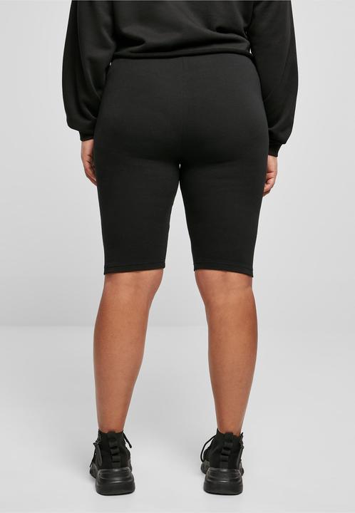 Actual product image Urban Classics Ladies High Waist Branded Cycle Shorts (XS)