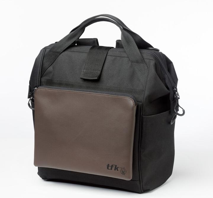Produktbild TFK Wickeltasche Premium Leder Braun