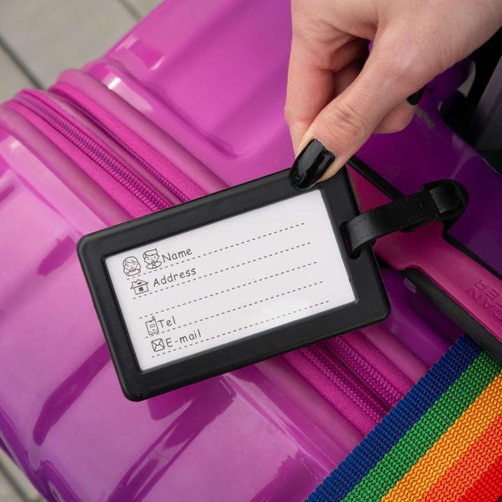 Actual product image Intirilife Luggage for luggage with TSA combination lock and name tag (Case strap)