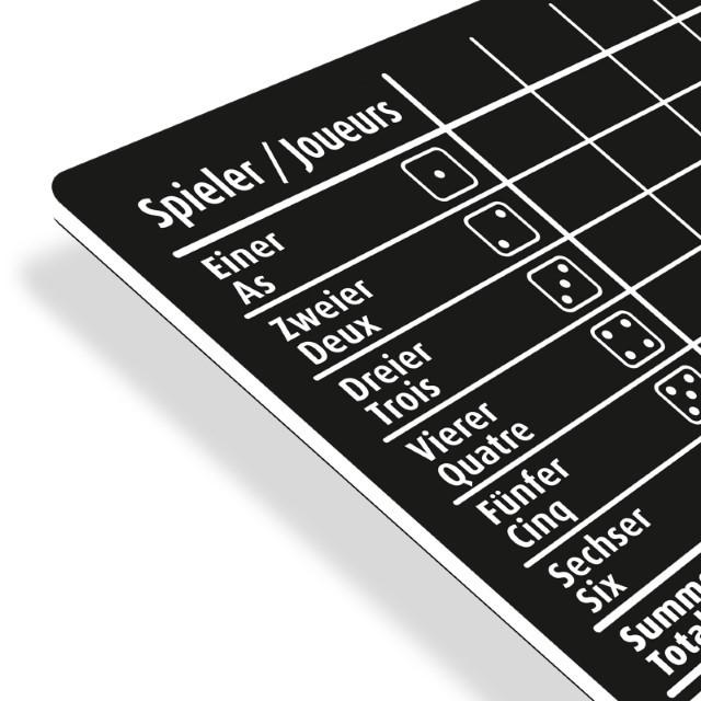 Image du produit Yatzy et Jaseboard avec un stylo à la craie