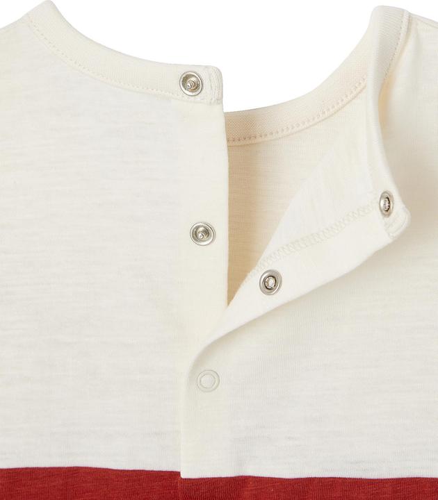 Immagine prodotto Vertbaudet Camicia da bambino colorblock con messaggio, cotone organico (68)