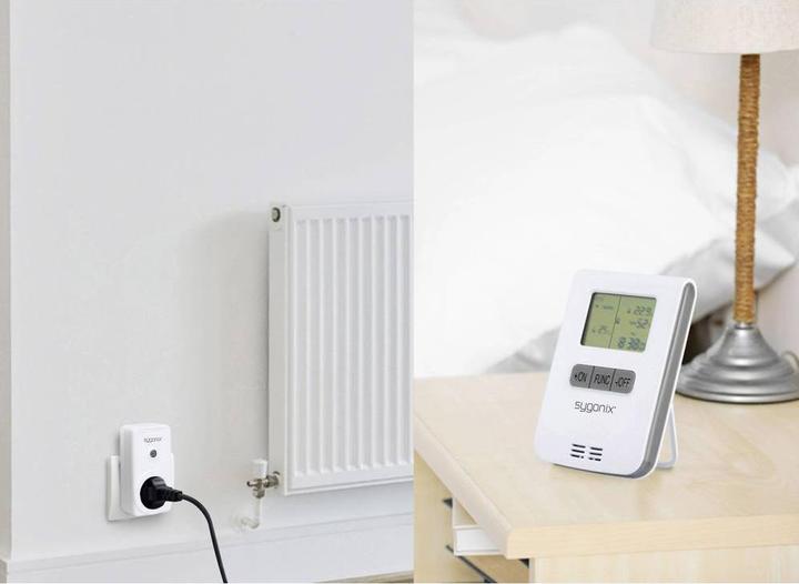 Produktbild Sygonix RS2W Funk-Heizungssteuerung-Set Zwischenstecker Schaltleistung (max.) 3500 W Reichweite max. (im Fre (0.15 km)