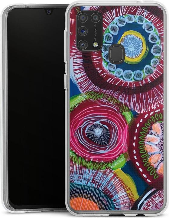 Produktbild DeinDesign Silikon Hülle für Samsung Galaxy M31 Handyhülle Case Smartphone Schutzhülle Farbe Malerei bunt (Samsung Galaxy M31)