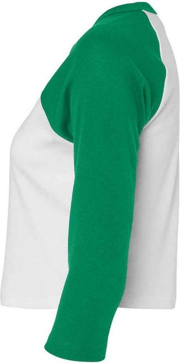 Actual product image Bella Canvas Womens/Ladies Micro-Rib Raglan 3/4 Sleeve T-Shirt (M)