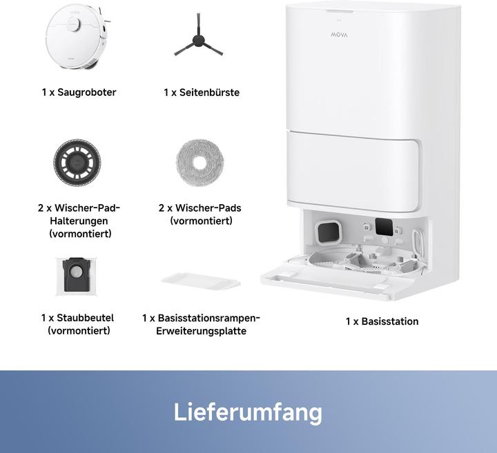 Immagine prodotto Mova E30 Ultra (Robot aspirapolvere)