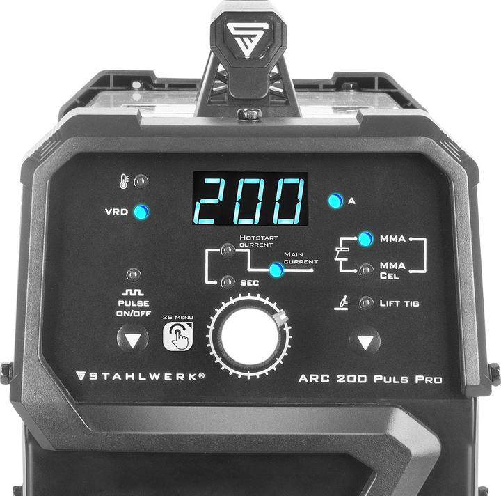 Actual product image Stahlwerk Electrode welding machine ARC 200 Puls Pro fully equipped