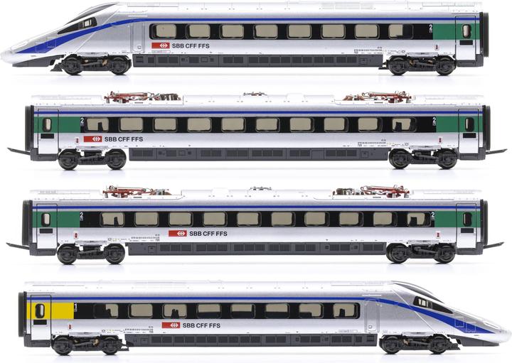 Immagine prodotto Hornby FFS/Cisalpino ETR 610 unità multiple 4 parti DCS Ep.V (Traccia N)