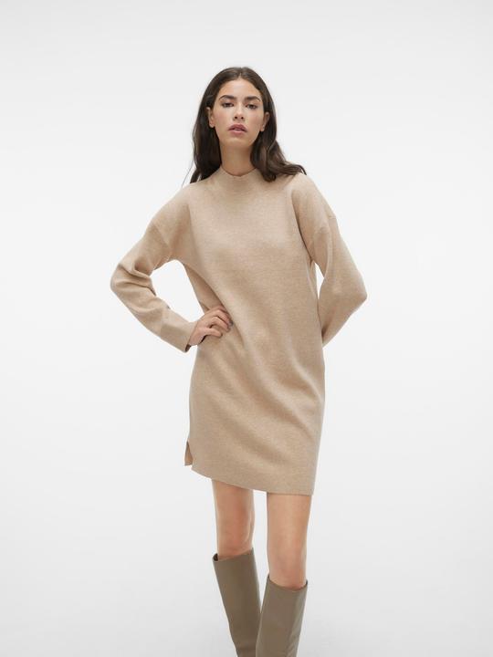 Image du produit Vero Moda VMGOLDNEEDLE LS SHORT HIGHNECK DRESS Robe en maille (S)