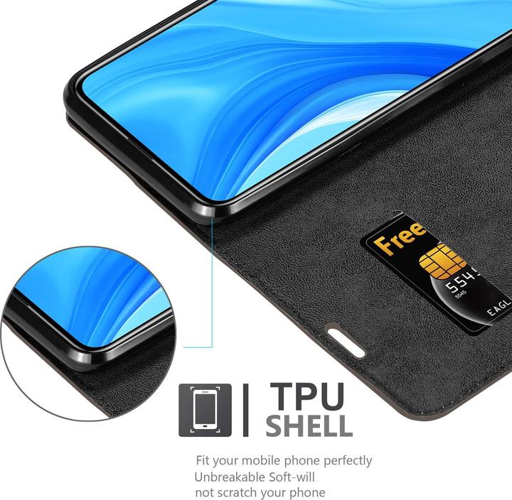 Immagine prodotto Cadorabo Copertina magnetica invisibile del libro (Huawei P Smart Pro)