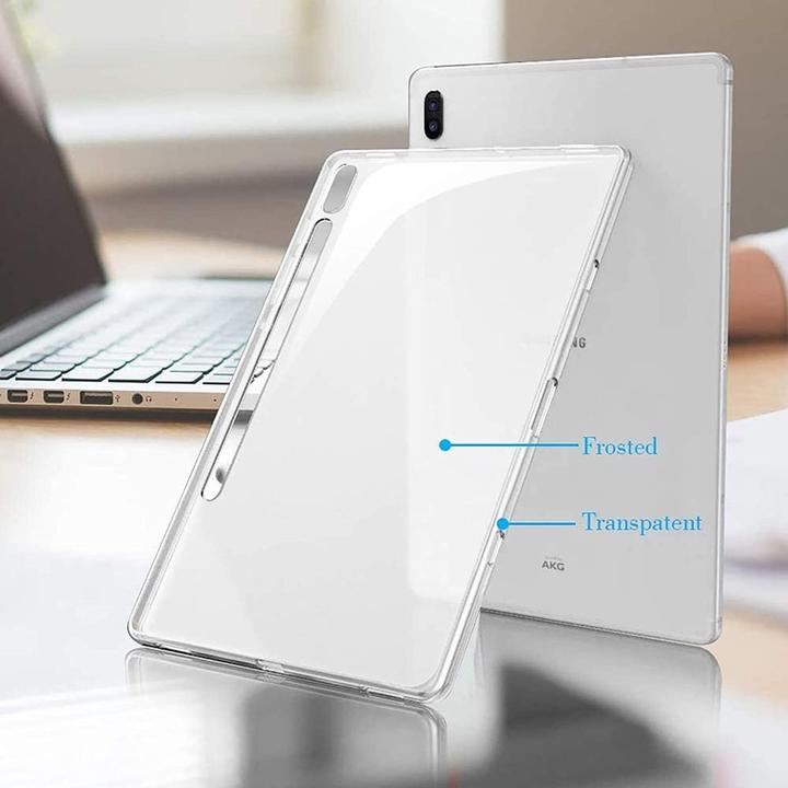 Produktbild König Design Tablethülle für Samsung Galaxy Tab S7 FE Schutzcase Cover Etuis Transparent Neu (Galaxy Tab S7 FE)
