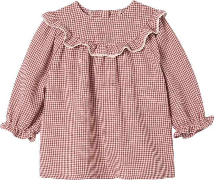 Produktbild Vertbaudet Baby Flanellkleid mit Vichykaro (68)
